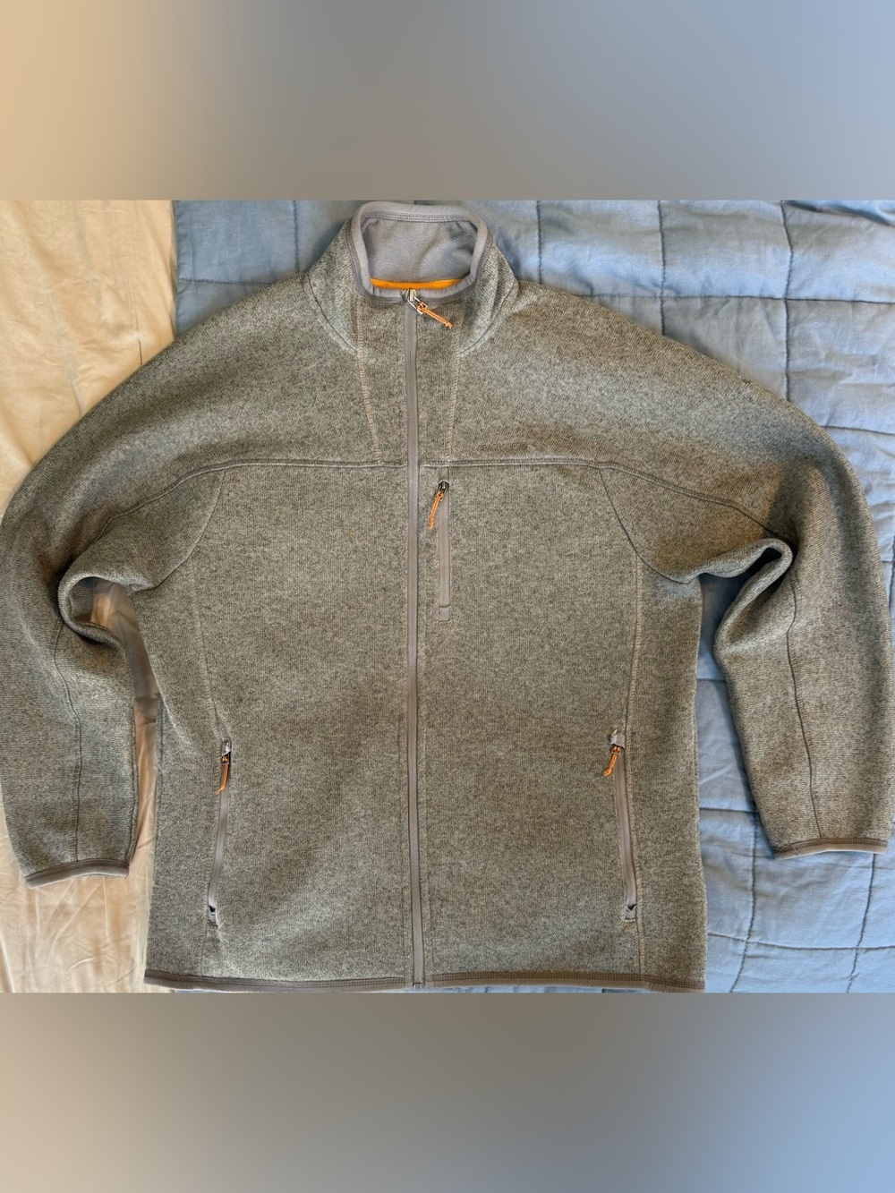 Craghoppers Torney Mens XL Full Zip Fleece Jacket Gray Outdoor Hiking